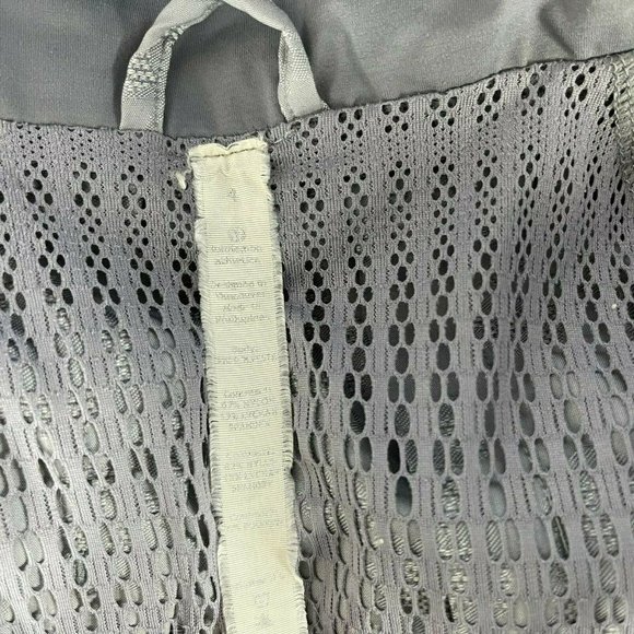 Lululemon Run Travel to Track Jacket Floral Jacquard Fossil Gray Lined Women 4 - Picture 9 of 12